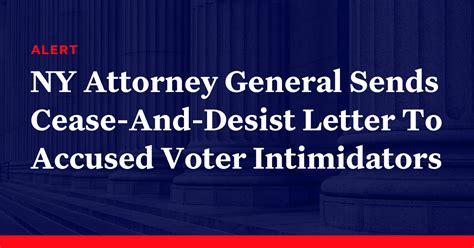 New York attorney general sends cease-and-desist letter to group accused of voter intimidation